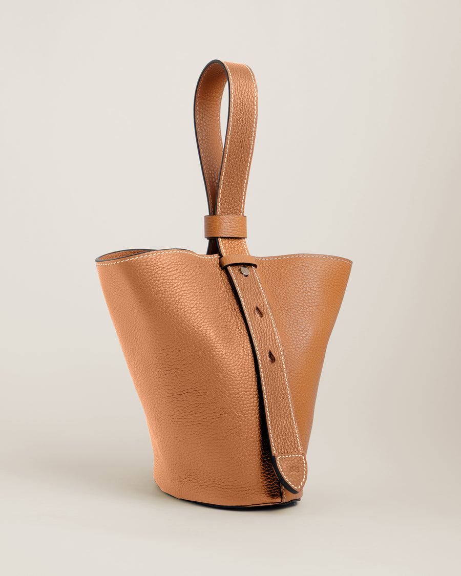 Sid Bucket Bag  | Caramel