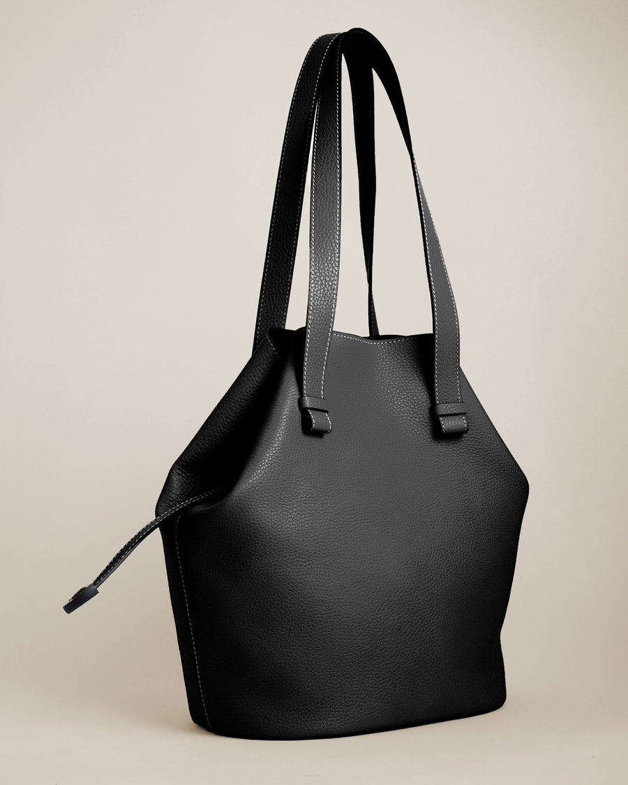 Joplin Tote Bag | Black Pebble