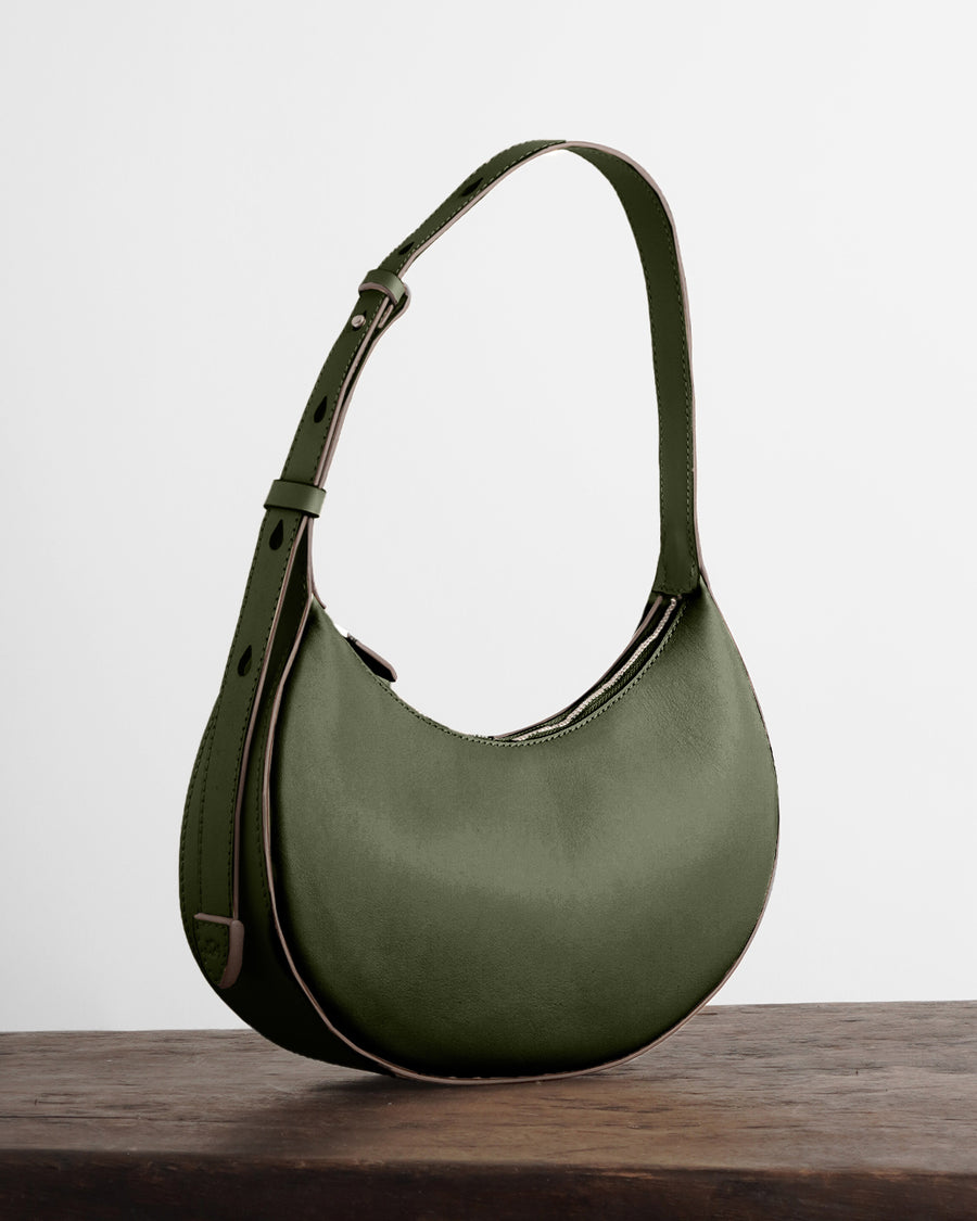Lola Baguette Bag | Olive